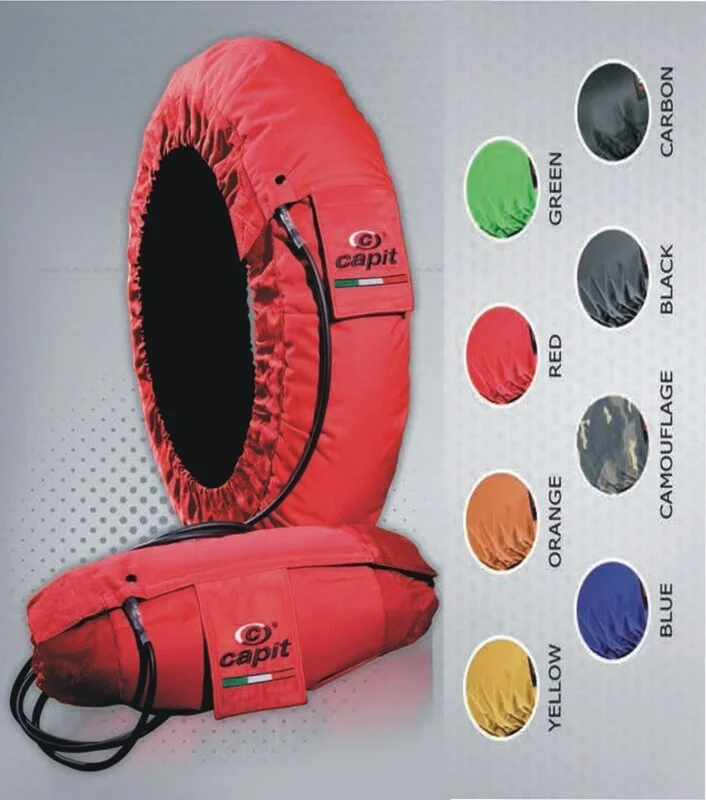 Calentadores CAPIT Suprema Spina Color rojo (17'' - Del.120/Tra.200/55)