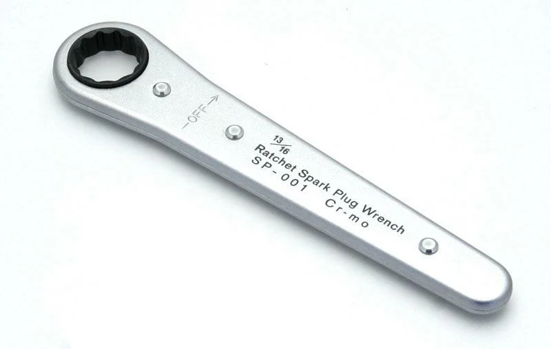 Llave bujía plana con carraca BIHR 21mm