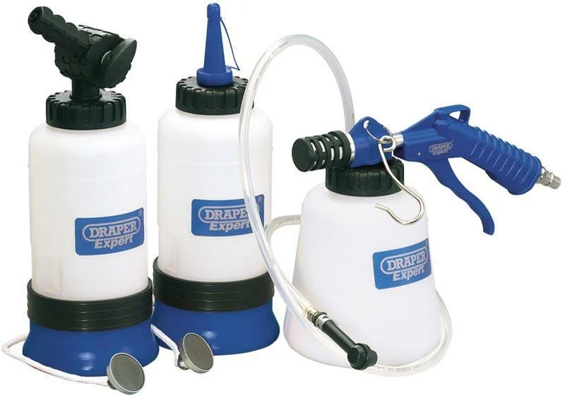Purgador de freno neumático con base magnética DRAPER