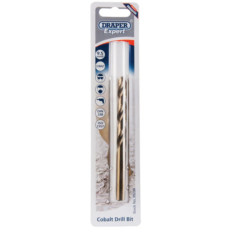 Broca Ø9,5mm cobalto DRAPER