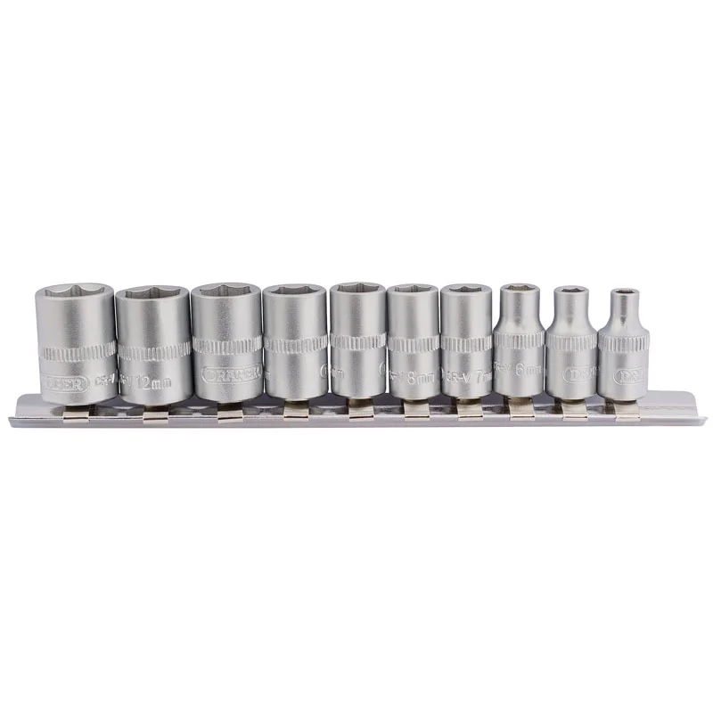 Juego de 10 vasos DRAPER de 1/4 de 4 a 13 mm