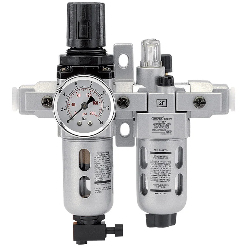 Filtro regulador lubricador DRAPER - 1/4''