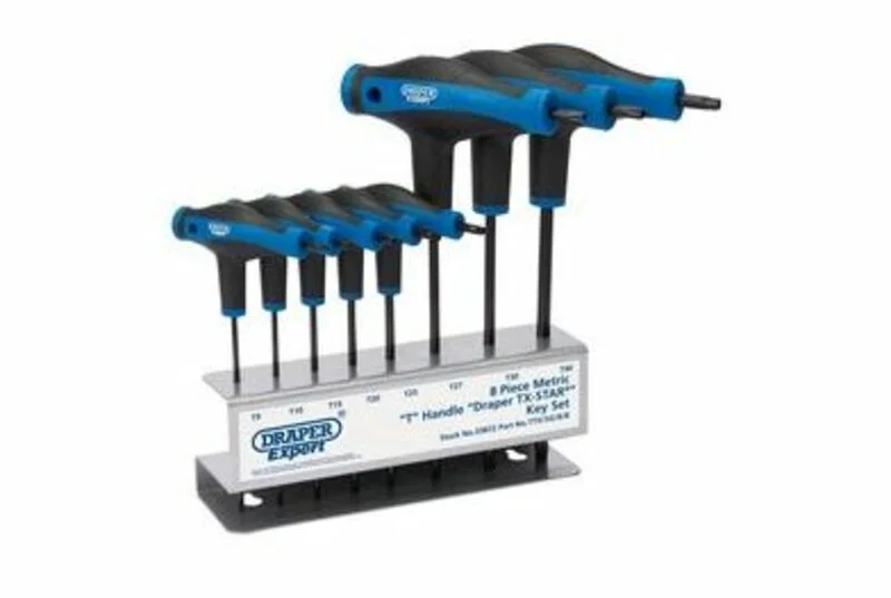 Juego de 8 llaves torx allen en T/L DRAPER