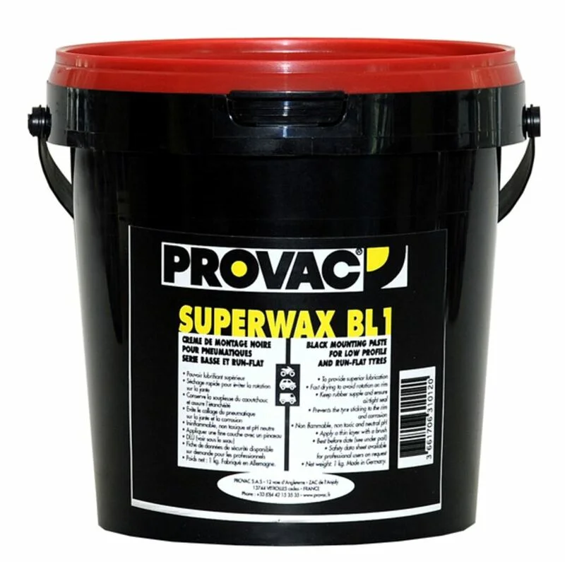 Pasta para montaje de neumáticos PROVAC negra 1kg