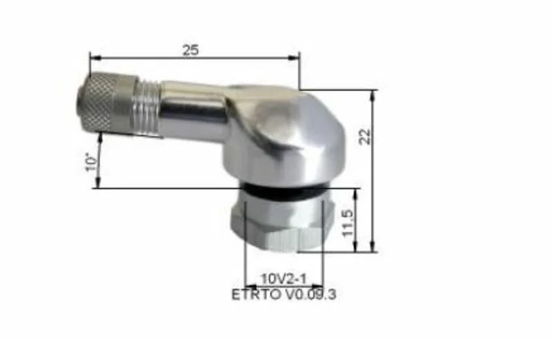 Válvula neumático BIHR aluminio Ø11,5mm - x10