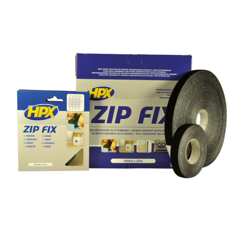Cinta correa Zip Fix HPX negro
