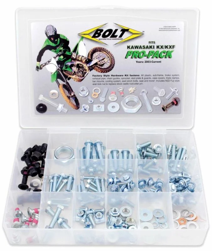 Pack tornillería Bolt Pro Kawasaki para KX/KXF 2003-2013