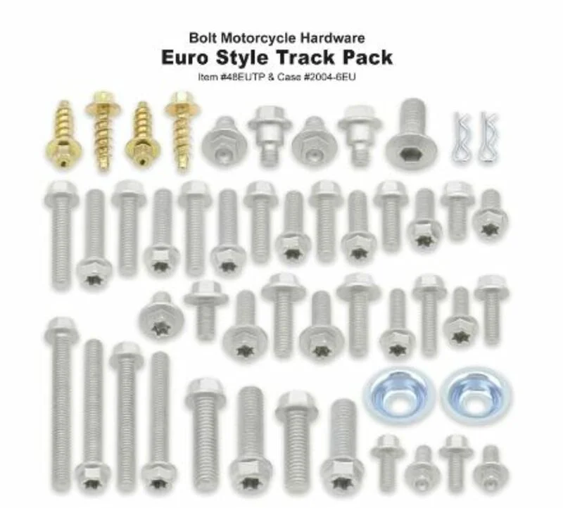 Kit de tornillería Bolt Track Pack motos europeas