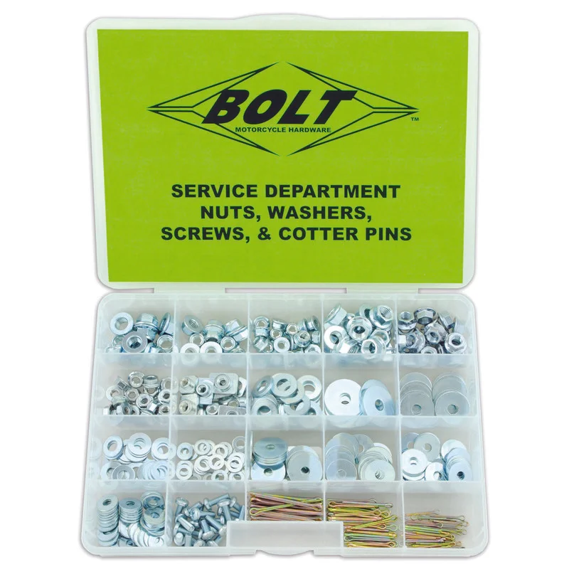 Maleta tuercas, arandelas, tornillos, pernos BOLT 422 piezas