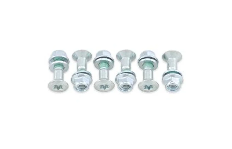 Pack de 6 Tornillos de corona Bolt Plata - cabeza Torx