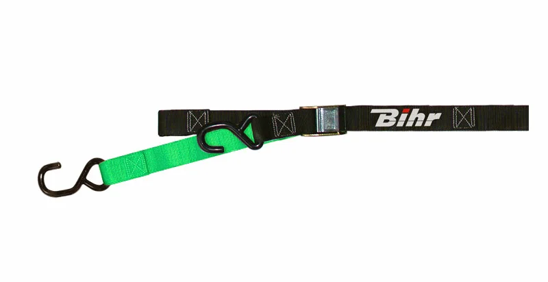 Correas con hebilla  bicolores BIHR negro/verde