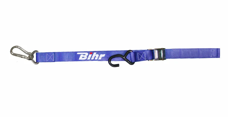 Correas con gancho mosquetón BIHR azul