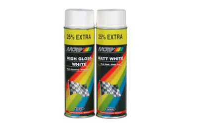 Pintura MOTIP blanco mate 500ML