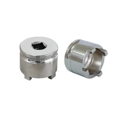 Vaso almenado cilíndrico para eje oscillante/chasis JMP Øint34mm /Øext43mm 4 muescas Kawasaki