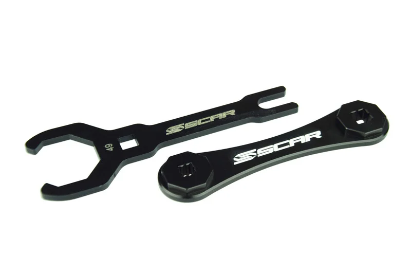 Llave para tapón de horquilla doble SCAR Ø49mm/8 puntos Horquilla KYB
