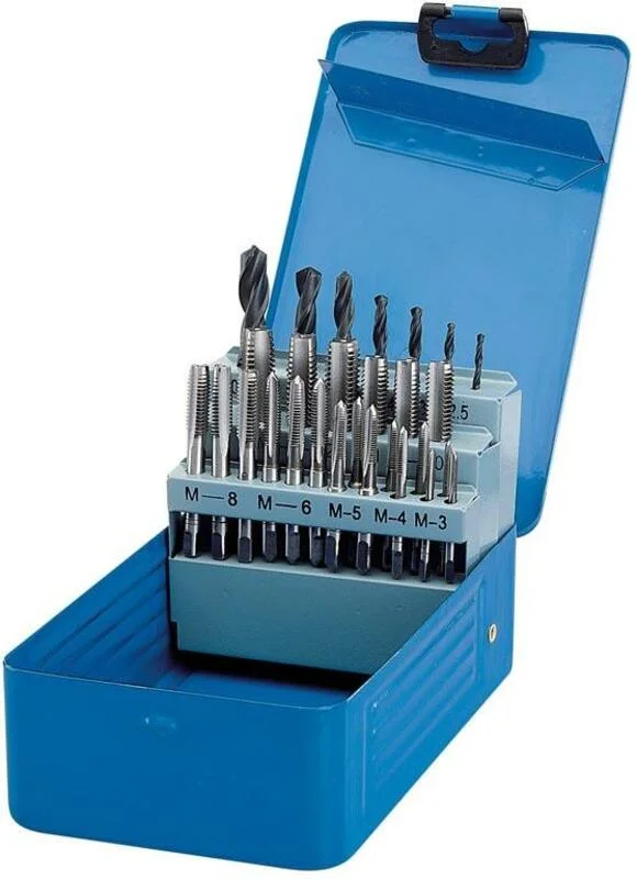 Caja de machos de roscar y brocas métrico DRAPER 28uds