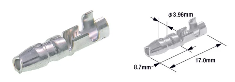 Terminales de cable macho universal redondos TOURMAX