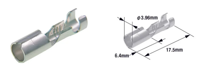 Terminales de cable hembra universal redondos TOURMAX