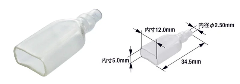 Manguitos aislantes para terminales de cable doble hembra TOURMAX - 100 unidades