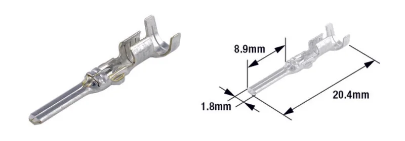 Terminales de cable macho TOURMAX tipo 070 (FRA)