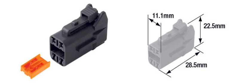 Conectores macho hermético TOURMAX (3 unidades) tipo 060 (FRM)