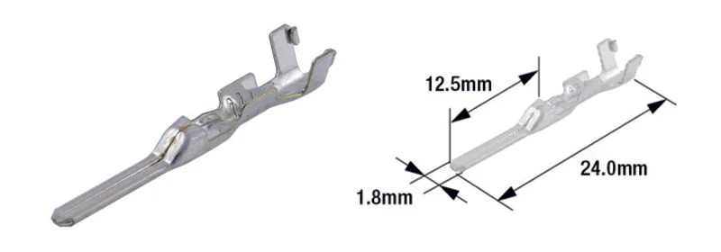 Terminales de cable macho TOURMAX tipo 070 (FRY)