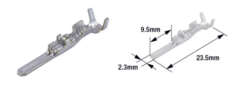 Terminales de cable macho TOURMAX tipo 090