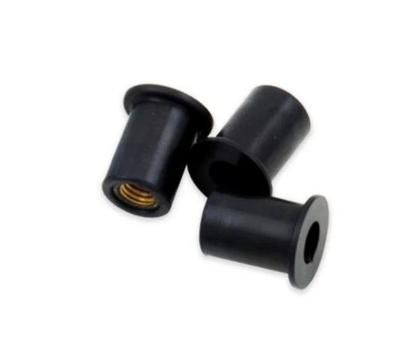Tuercas de goma BOLT M5X0.8 para cúpulas y carenados - 50 unidades