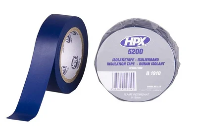 Cinta adhesiva aislante HPX azul