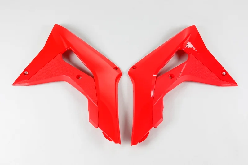 Plásticos laterales de radiador UFO Honda rojo HO04682-070