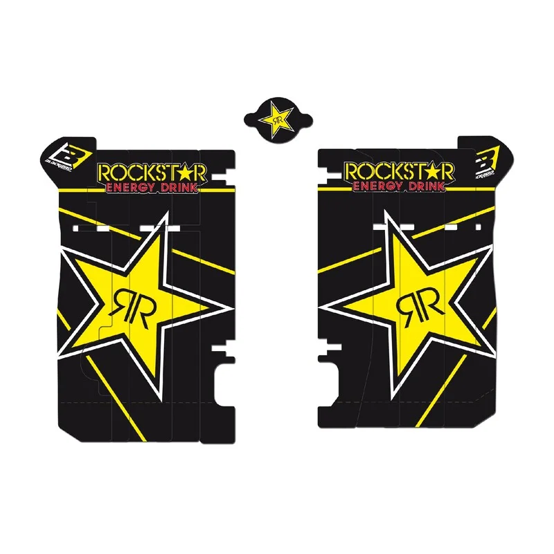 Adhesivos para rejillas de radiador Blackbird Rockstar Energy Honda A104L