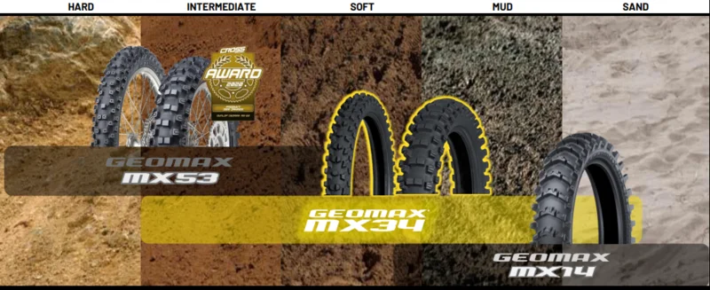 Neumático DUNLOP GEOMAX MX53 110/100-18 M/C NHS 64M TT