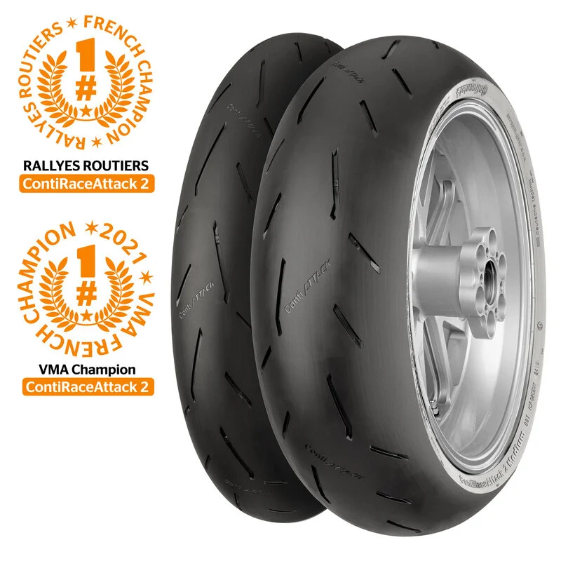 Neumático CONTINENTAL CONTIRACEATTACK 2 MED 160/60 ZR 17 M/C 69W TL