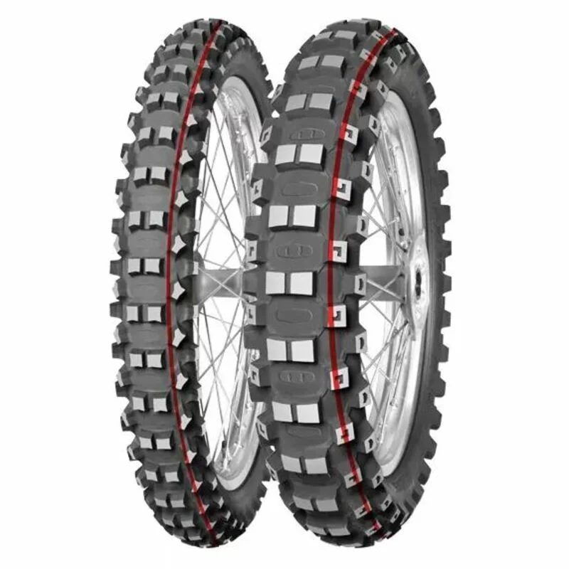 Neumático MITAS TERRA FORCE-MX MH 90/90-21 (3.00-21) NHS 54M TT MEDIUM TO HARD RED GREEN
