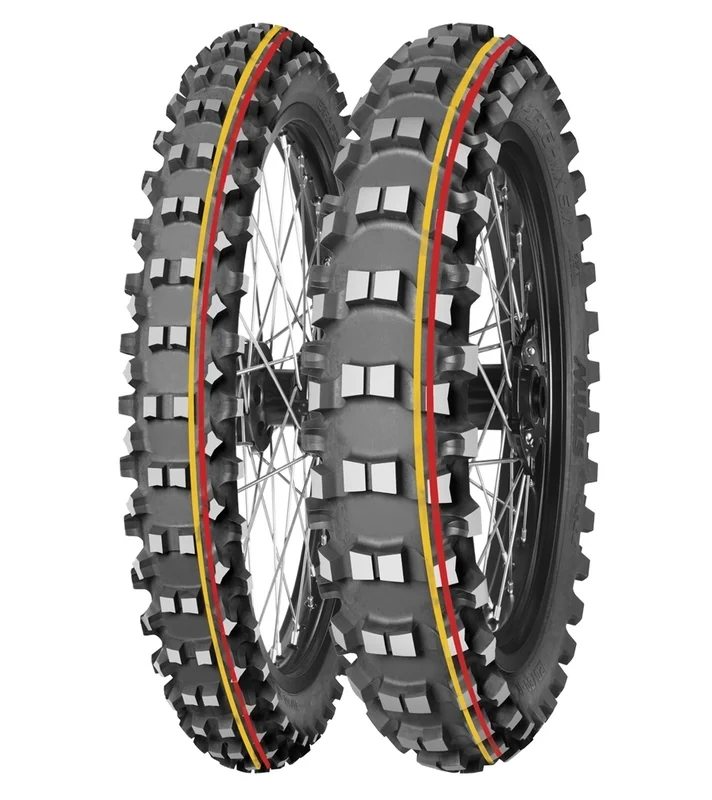 Neumático MITAS TERRA FORCE-MX SM 70/100-19 NHS 42M TT SOFT TO MEDIUM RED YELLOW