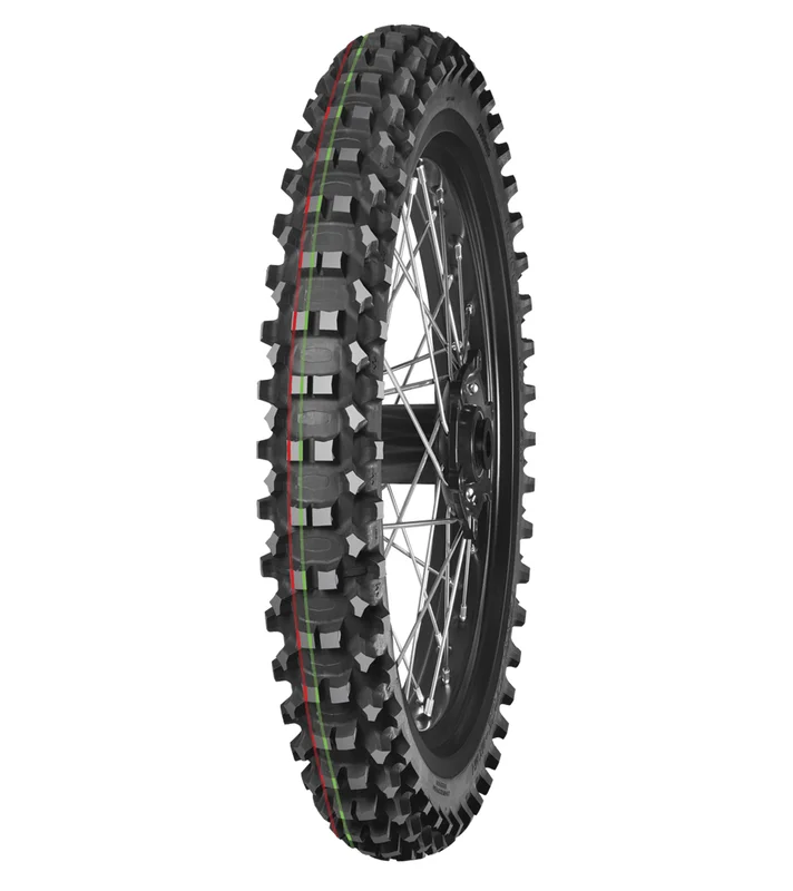 Neumático MITAS TERRA FORCE-MX MH 60/100-14 29M TT MEDIUM HARD TERRAIN RED GREEN NHS