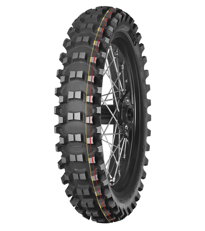 Neumático MITAS TERRA FORCE-MX SM 90/100-14 49M TT SOFT MEDIUM TERRAIN RED YELLOW NHS