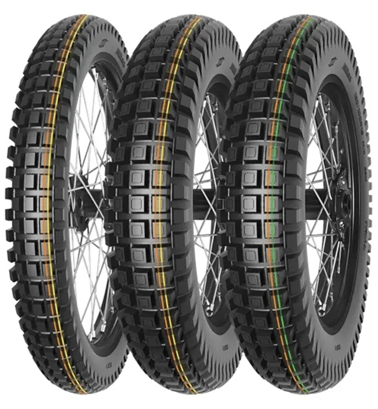 Neumático MITAS TRIAL 120/100 R 18 68M TL/TT SOFT ORANGE YELLOW