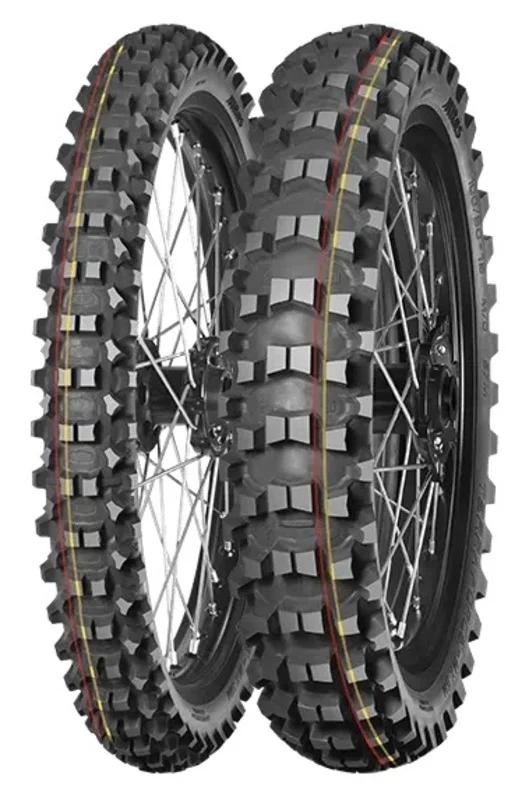 Neumático MITAS TERRA FORCE-MX SM 100/90-19 NHS 57M TT SOFT TO MEDIUM RED YELLOW