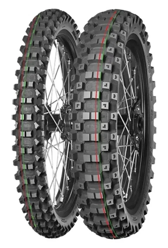 Neumático MITAS TERRA FORCE-MX MH 110/90-19 NHS 62M TT MEDIUM TO HARD RED GREEN