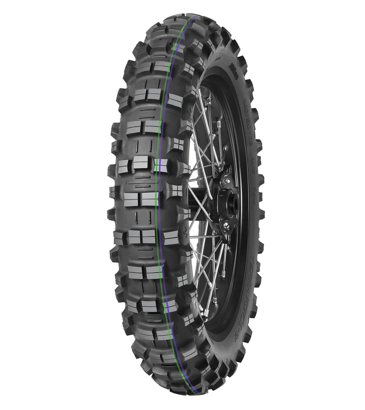 Neumático MITAS TERRA FORCE-EF 140/80-18 70R TT ULTRA LIGHT GREEN PURPLE