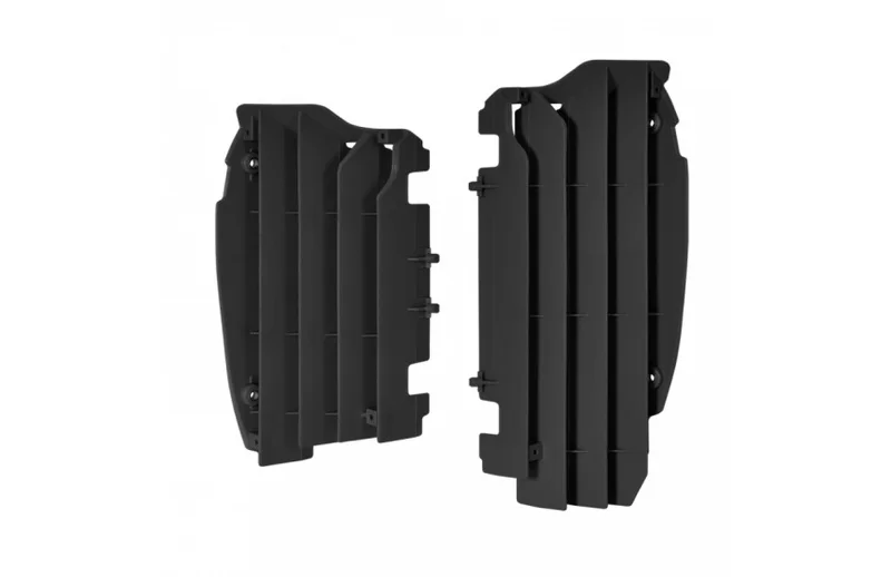 Aletines de radiador POLISPORT Kawasaki negro 8461600001