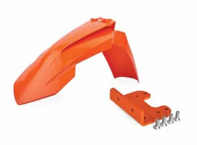 Kit restyling guardabarros delantero 16-17 + soporte POLISPORT KTM 07-13 naranja 90734
