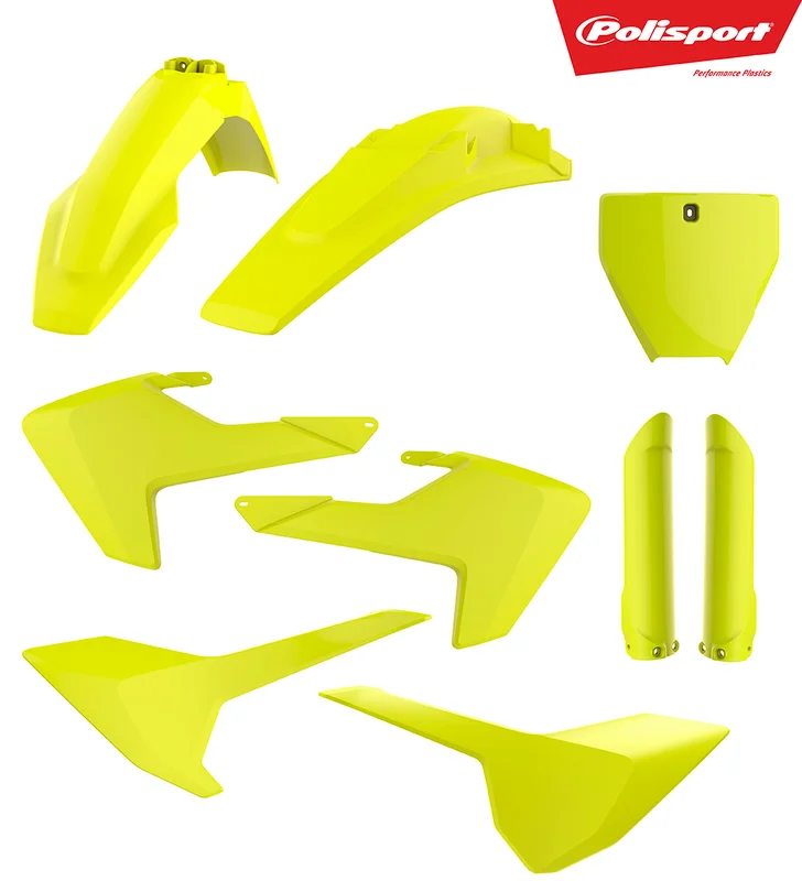Kit de plástica completo POLISPORT Husqvarna amarillo fluor 90741