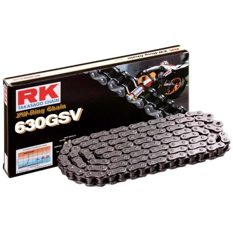 Cadena RK 630GSV con 94 eslabones negro