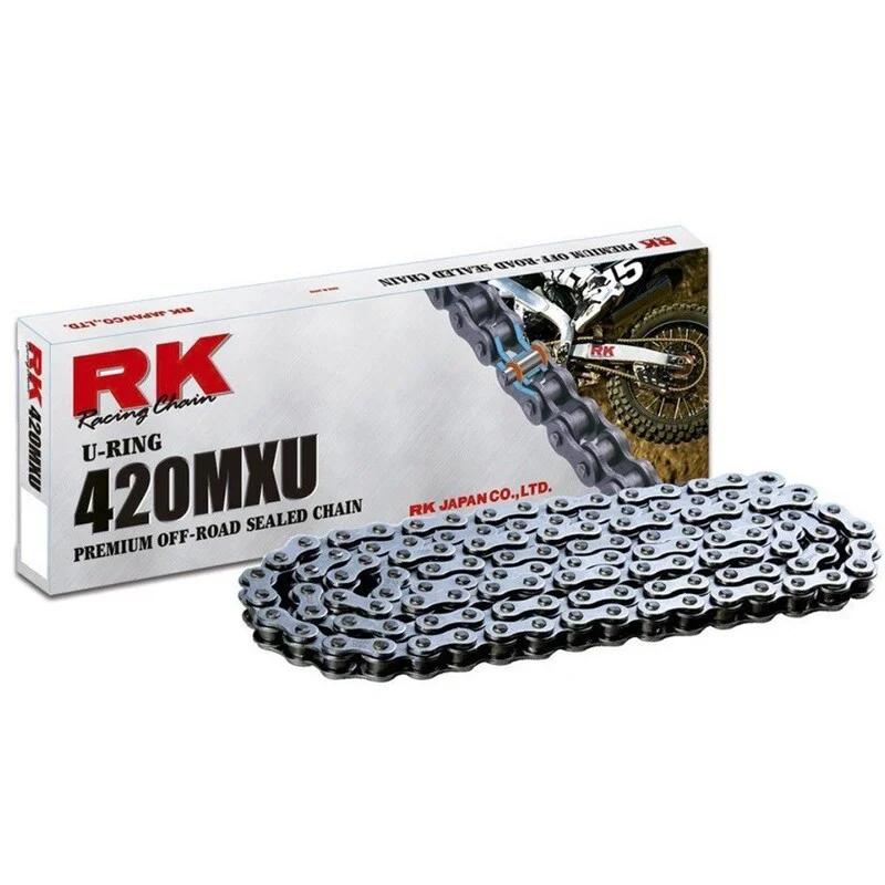 Cadena RK 420MXU con 134 eslabones negro