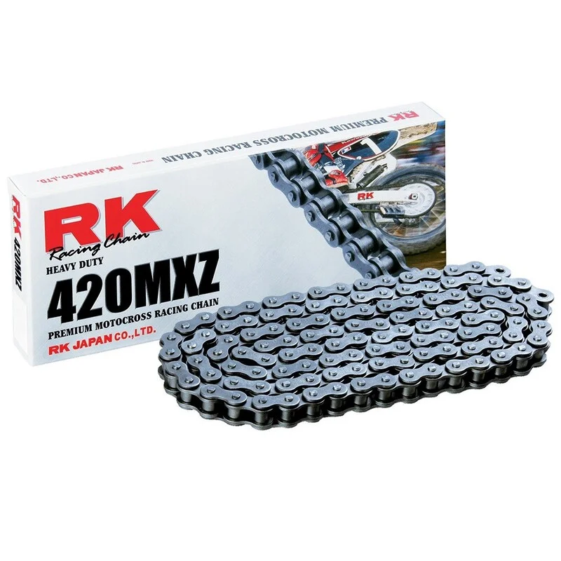 Cadena RK 420MXZ con 112 eslabones negro