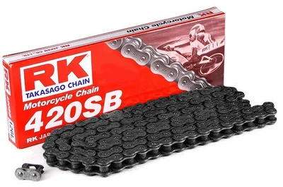 Cadena RK 420SB con 104 eslabones negro