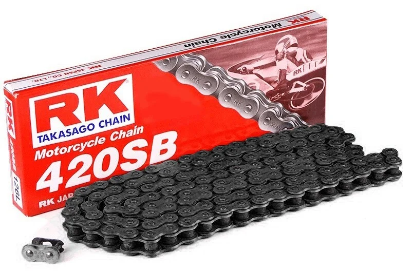 Cadena RK 420SB con 114 eslabones negro