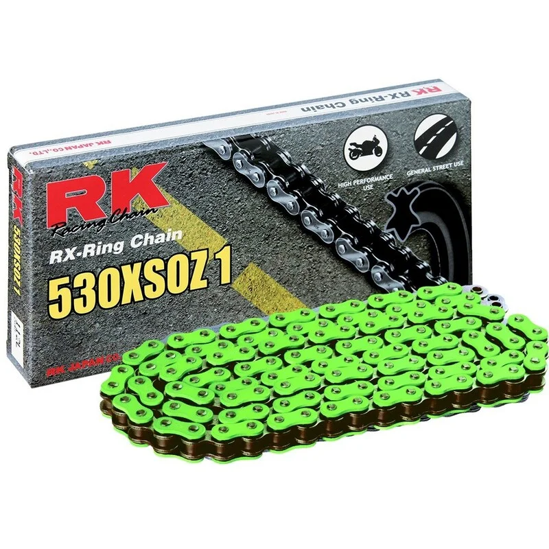 Cadena RK FG530XSOZ1 con 120 eslabones verde